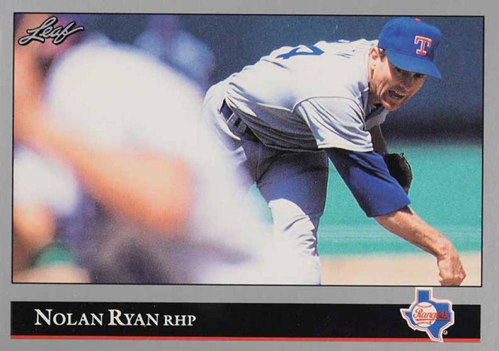 1991 Leaf Preview Nolan Ryan #25 Baseball Card