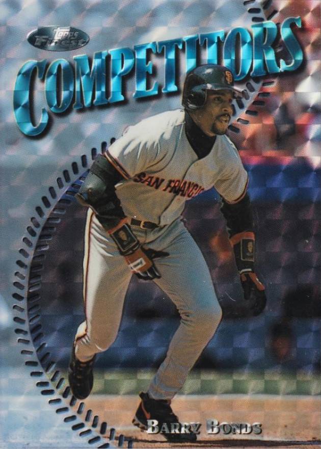 1997 Finest Embossed Barry Bonds #313 Baseball Card