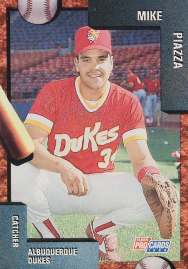 1992 Fleer Procards Mike Piazza #723 Baseball Card