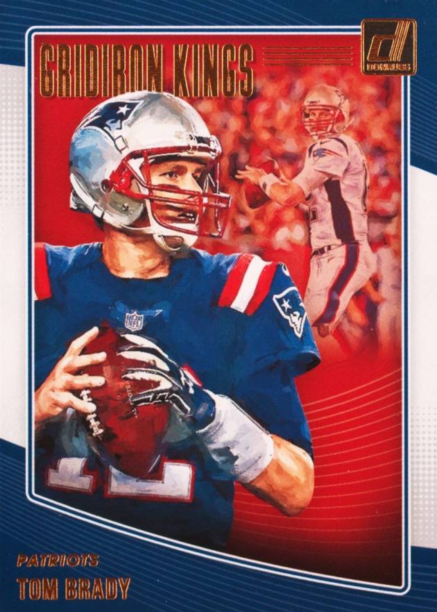 2018 Panini Donruss Gridiron Kings  Tom Brady #GK-1 Football Card