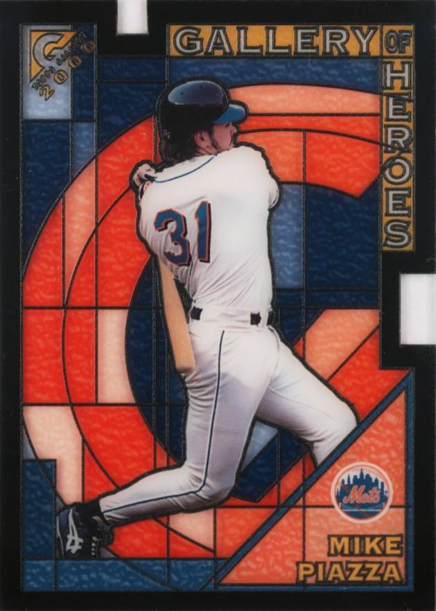 2000 Topps Gallery Gallery of Heroes Mike Piazza #GH9 Baseball Card