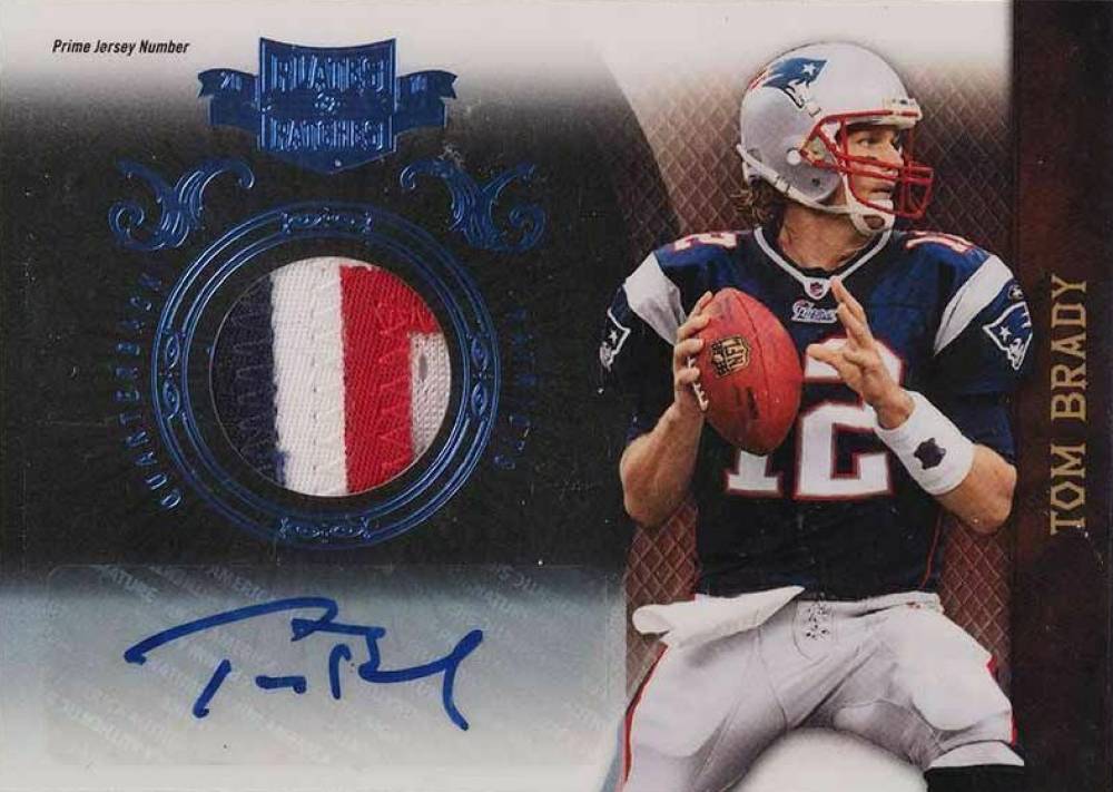 2010 Panini Plates & Patches Tom Brady #58 Football Card