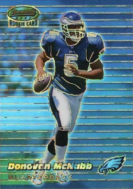 1999 Bowman's Best Donovan McNabb #118 Football Card