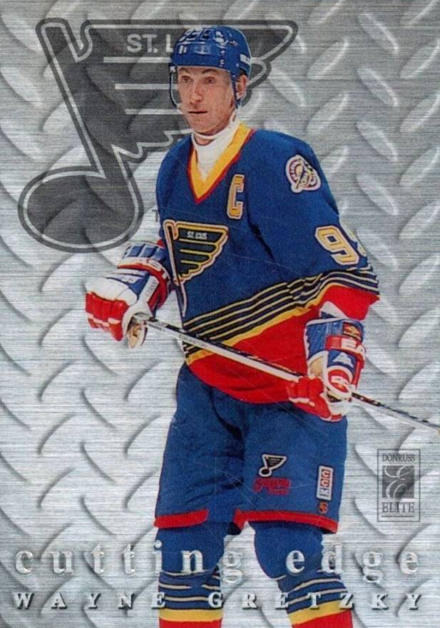 1995 Donruss Elite Cutting Edge Wayne Gretzky #3 Hockey Card