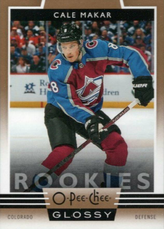 2019 Upper Deck O-Pee-Chee Glossy Rookies Cale Makar #R-1 Hockey Card