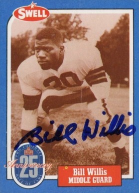 1988 Swell Greats Bill Willis #126 Football Card