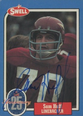 1988 Swell Greats Sam Huff #57 Football Card