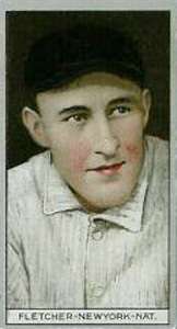 1912 Brown Backgrounds Red Cycle Arthur Fletcher #60 Baseball Card