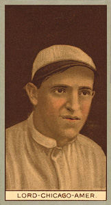 1912 Brown Backgrounds Red Cross Harry Lord #111 Baseball Card