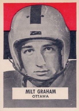 1959 Wheaties CFL Milt Graham # Football Card