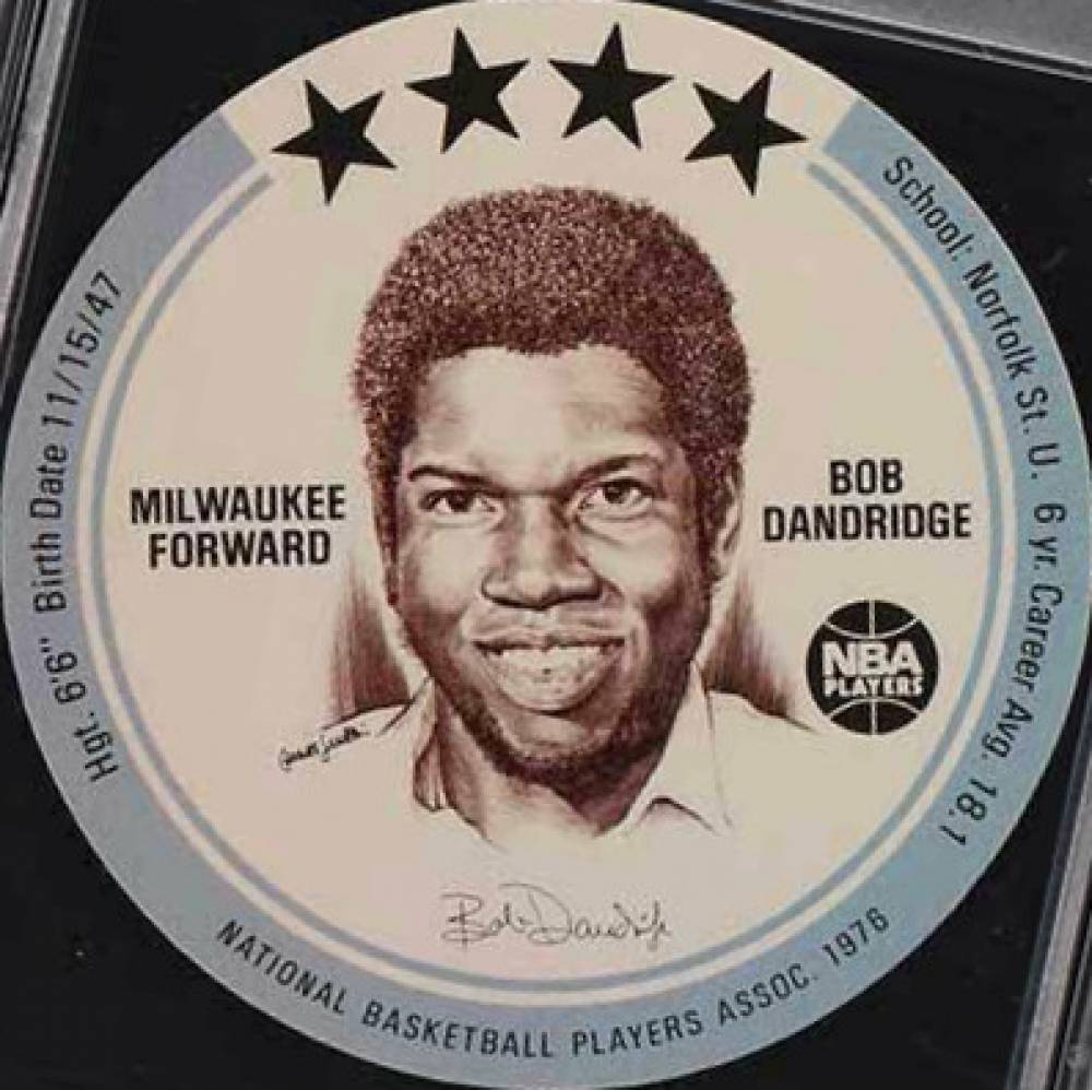 1976 Buckmans Discs Bob Dandridge # Basketball Card