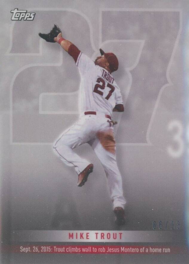 2019 Topps Transcendent VIP Party Mike Trout on Demand Mike Trout #7 Baseball Card