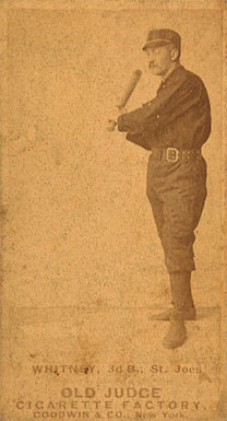 1887 Old Judge Whitney, 3d B., St. Joes #500-2a Baseball Card