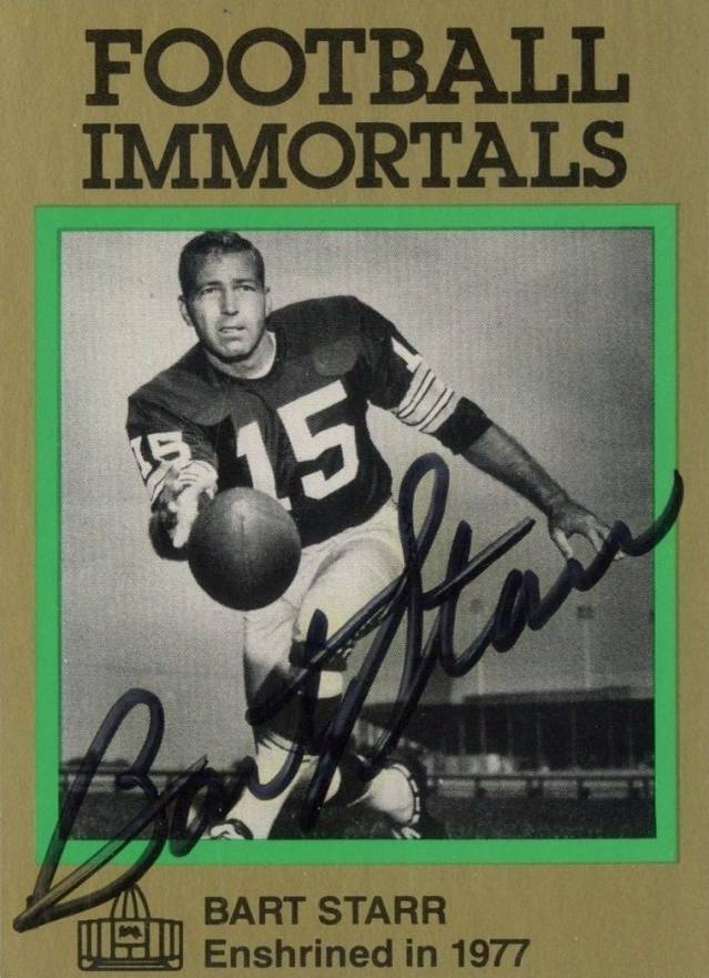 1985 Football Immortals Bart Starr #108 Football Card