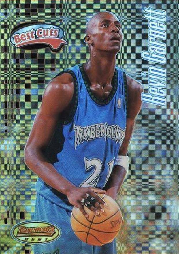 1997 Bowman's Best Cuts Kevin Garnett #BC5 Basketball Card