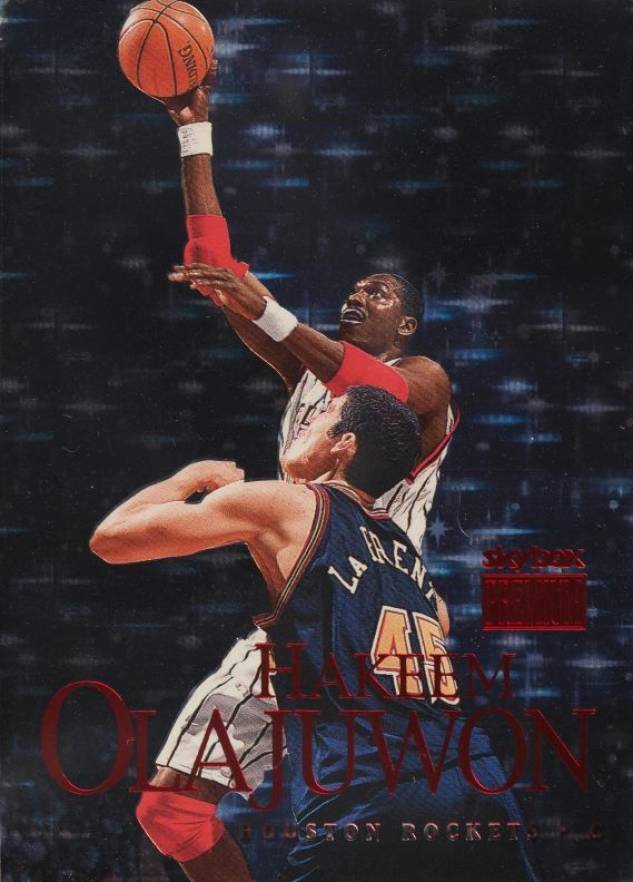1999 Skybox Premium Hakeem Olajuwon #24 Basketball Card