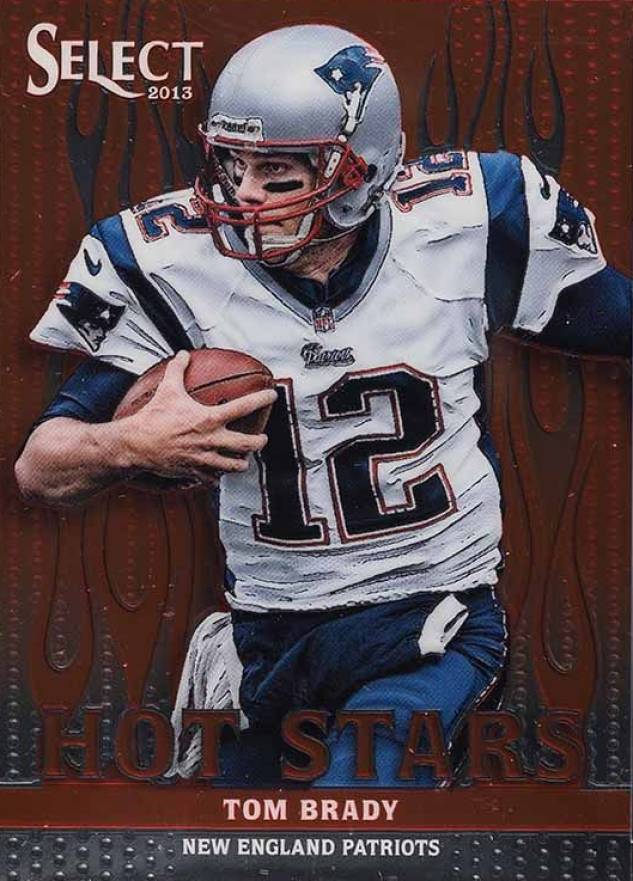 2013 Panini Select Hot Stars Tom Brady #3 Football Card