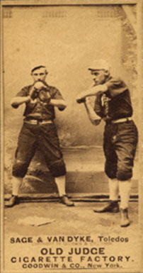 1887 Old Judge Sage & Van Dyke, Toledos #397-4b Baseball Card