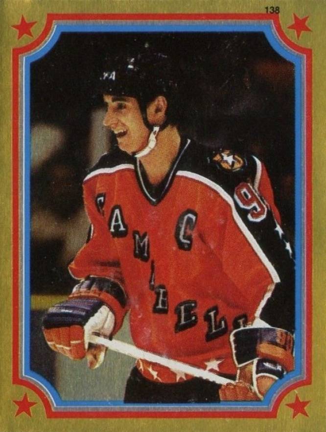 1984 O-Pee-Chee Sticker Wayne Gretzky #138 Hockey Card