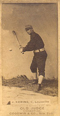 1887 Old Judge J. Kerins, C. Louisville #261-1b Baseball Card