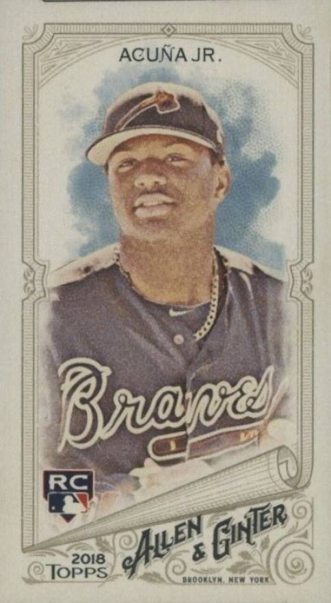 2018 Topps Allen & Ginter Ronald Acuna Jr. #207 Baseball Card