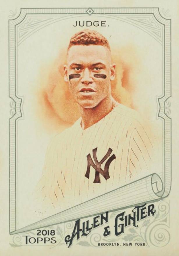 2018 Topps Allen & Ginter Aaron Judge #7 Baseball Card