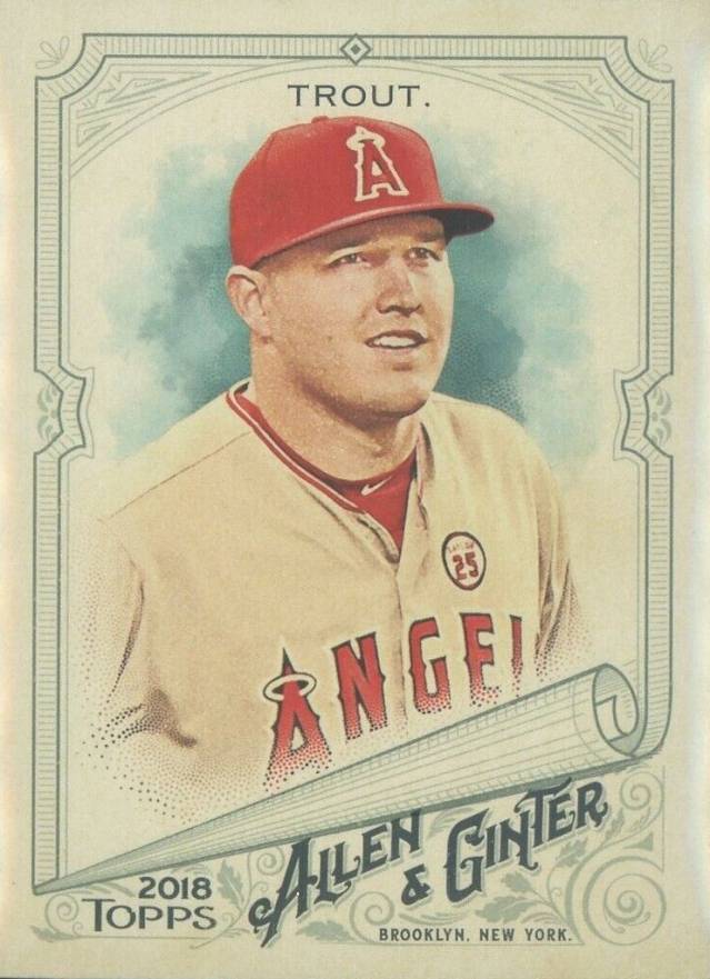 2018 Topps Allen & Ginter Mike Trout #1 Baseball Card