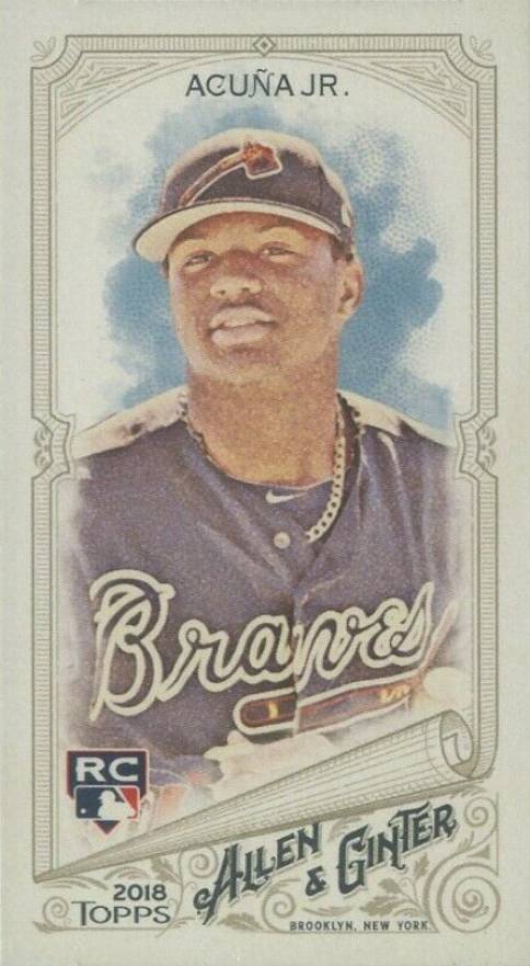 2018 Topps Allen & Ginter Ronald Acuna Jr. #207 Baseball Card