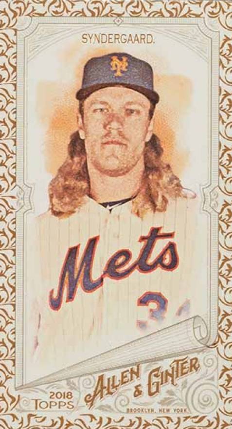 2018 Topps Allen & Ginter Noah Syndergaard #21 Baseball Card