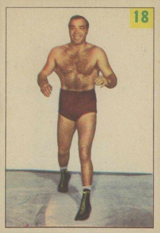 1955 Parkhurst Wrestling Bill Stack #18 Other Sports Card