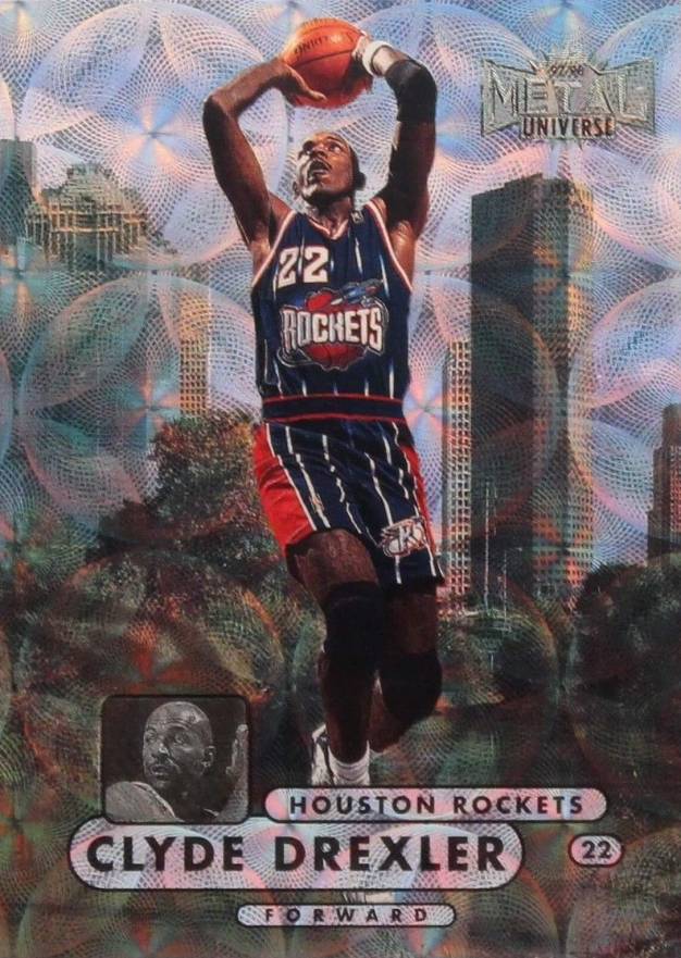 1997 Metal Universe Championship Clyde Drexler #51 Basketball Card