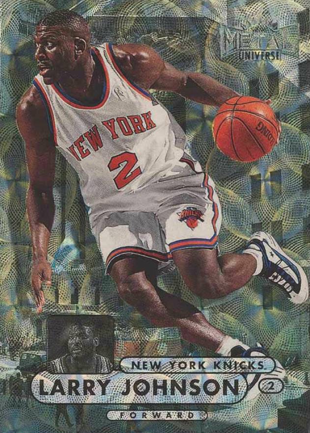 1997 Metal Universe Championship Larry Johnson #98 Basketball Card