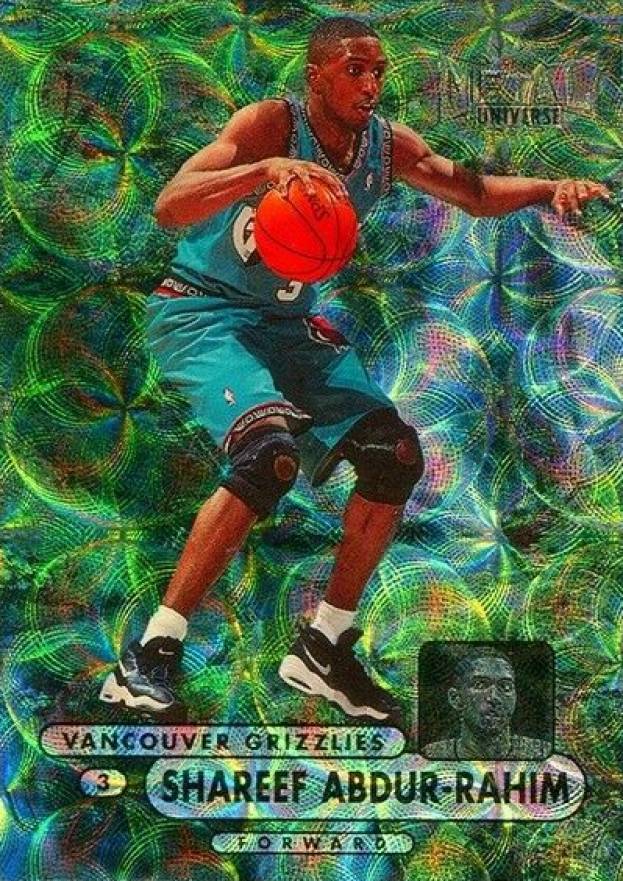 1997 Metal Universe Championship Shareef Abdur-Rahim #77 Basketball Card