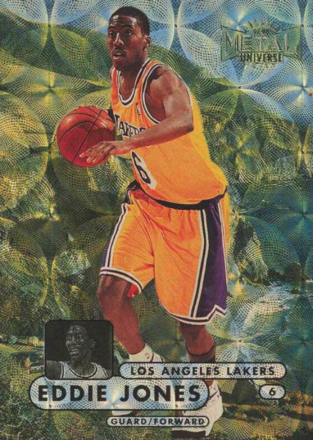 1997 Metal Universe Championship Eddie Jones #63 Basketball Card