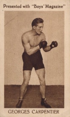 1922 Boys Magazine Boxers Georges Carpentier # Other Sports Card