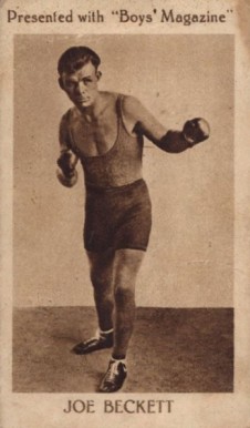 1922 Boys Magazine Boxers Joe Beckett # Other Sports Card