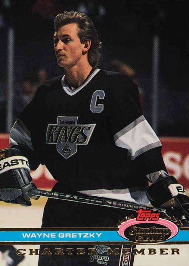 1991 Stadium Club Charter Member Wayne Gretzky # Hockey Card