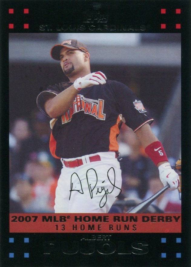 2007 Topps Updates & Highlights Albert Pujols #UH289 Baseball Card