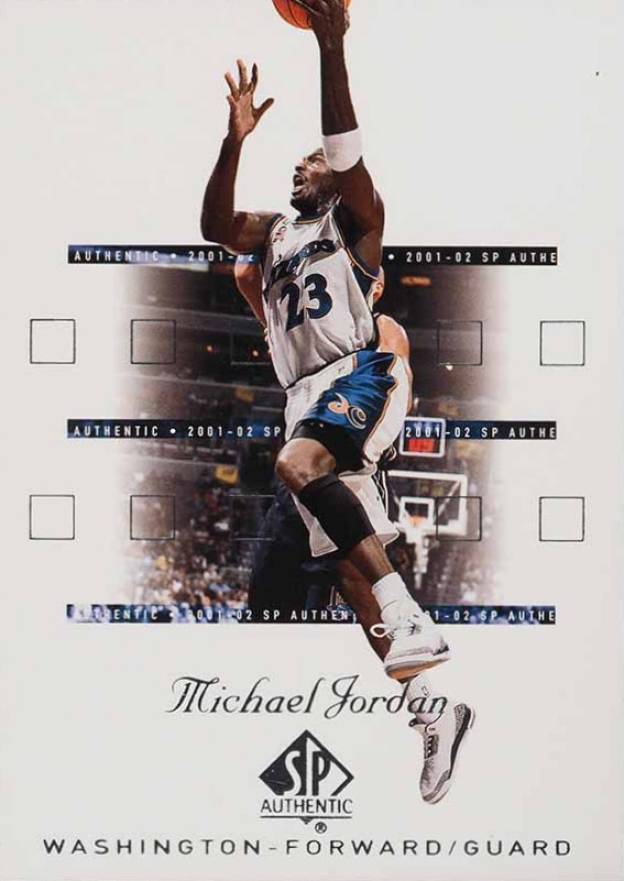2001 SP Authentic Sample Michael Jordan #SPA-1 Basketball Card