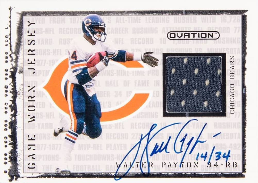 1999 Upper Deck Ovation  Walter Payton #WPJO Football Card