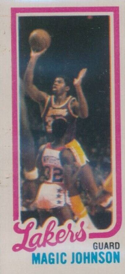 1980 Topps Singles Magic Johnson # Basketball Card