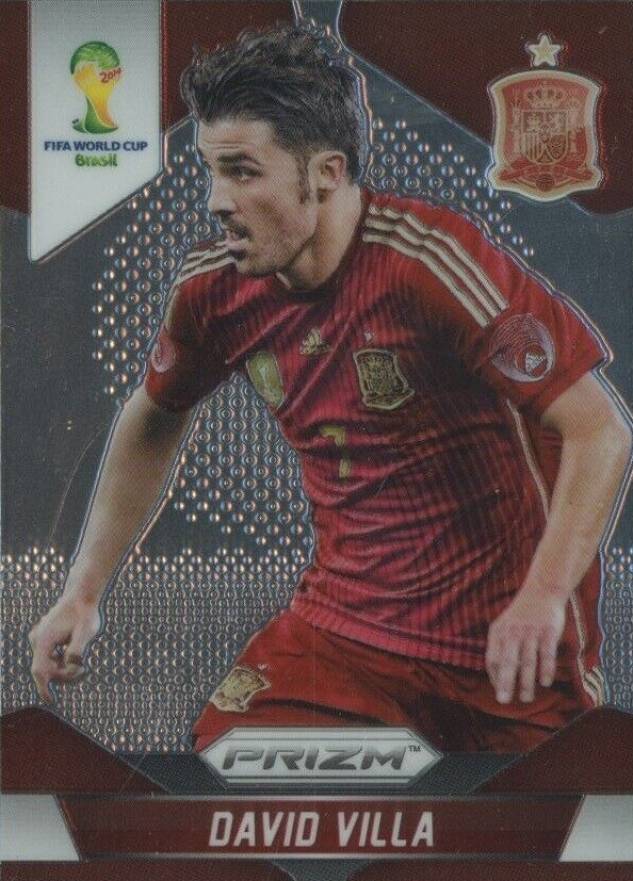 2014 Panini Prizm World Cup David Villa #178 Soccer Card