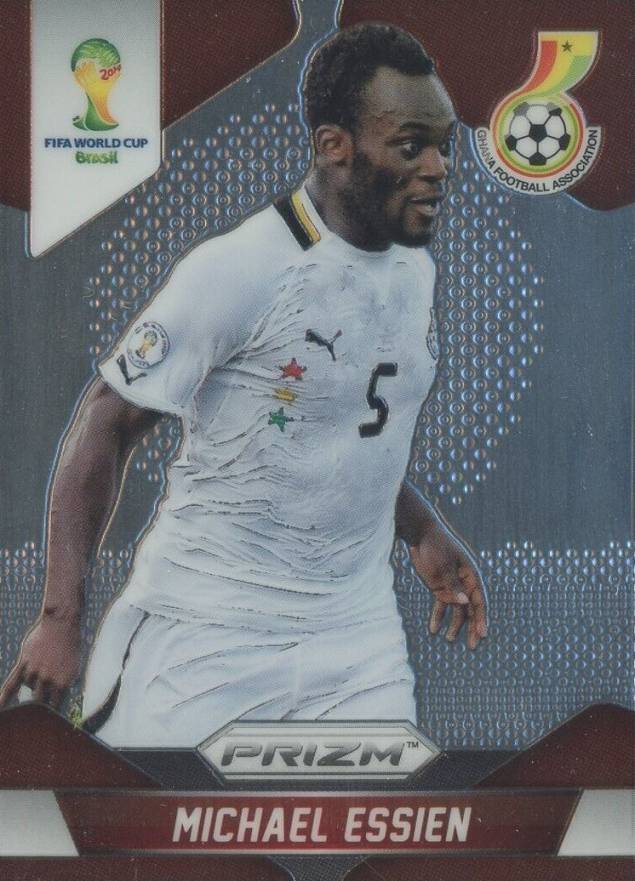 2014 Panini Prizm World Cup Michael Essien #95 Soccer Card