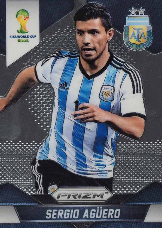 2014 Panini Prizm World Cup Sergio Aguero #13 Soccer Card