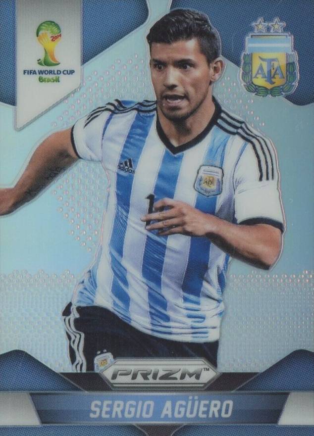 2014 Panini Prizm World Cup Sergio Aguero #13 Soccer Card