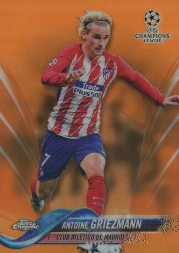 2017 Topps Chrome UEFA Champions League Antoine Griezmann #51 Soccer Card