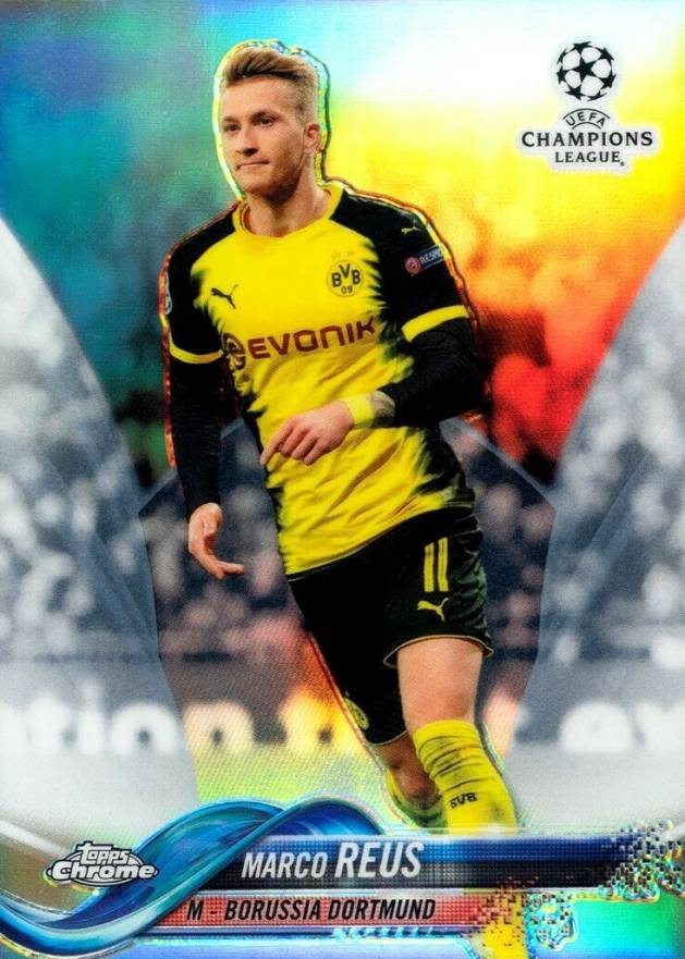 2017 Topps Chrome UEFA Champions League Marco Reus #35 Soccer Card