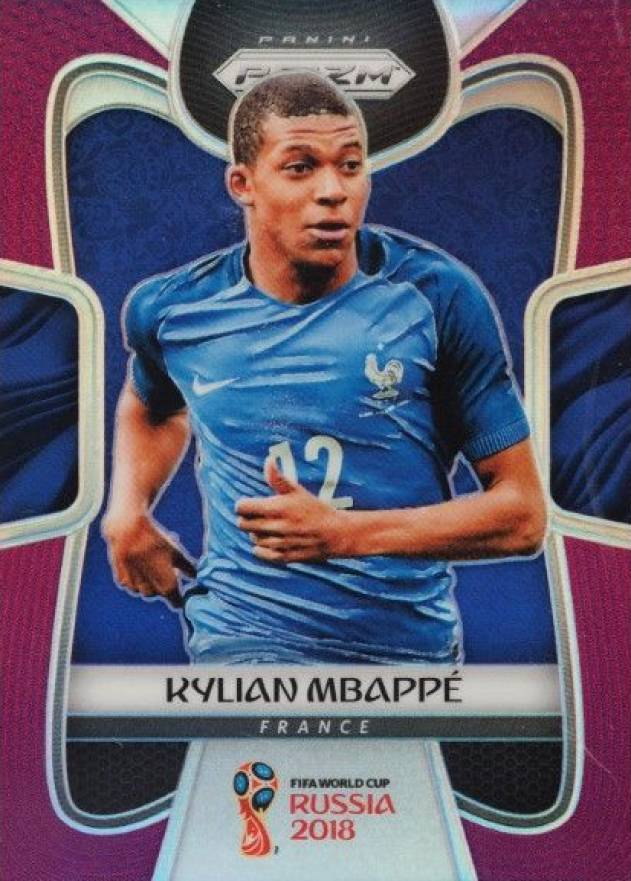 2018 Panini Prizm World Cup Kylian Mbappe #80 Soccer Card