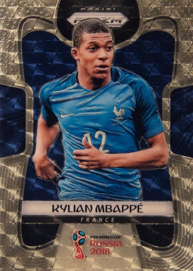 2018 Panini Prizm World Cup Kylian Mbappe #80 Soccer Card