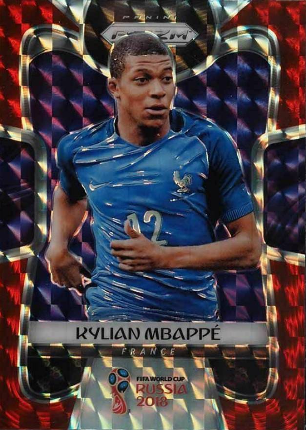 2018 Panini Prizm World Cup Kylian Mbappe #80 Soccer Card